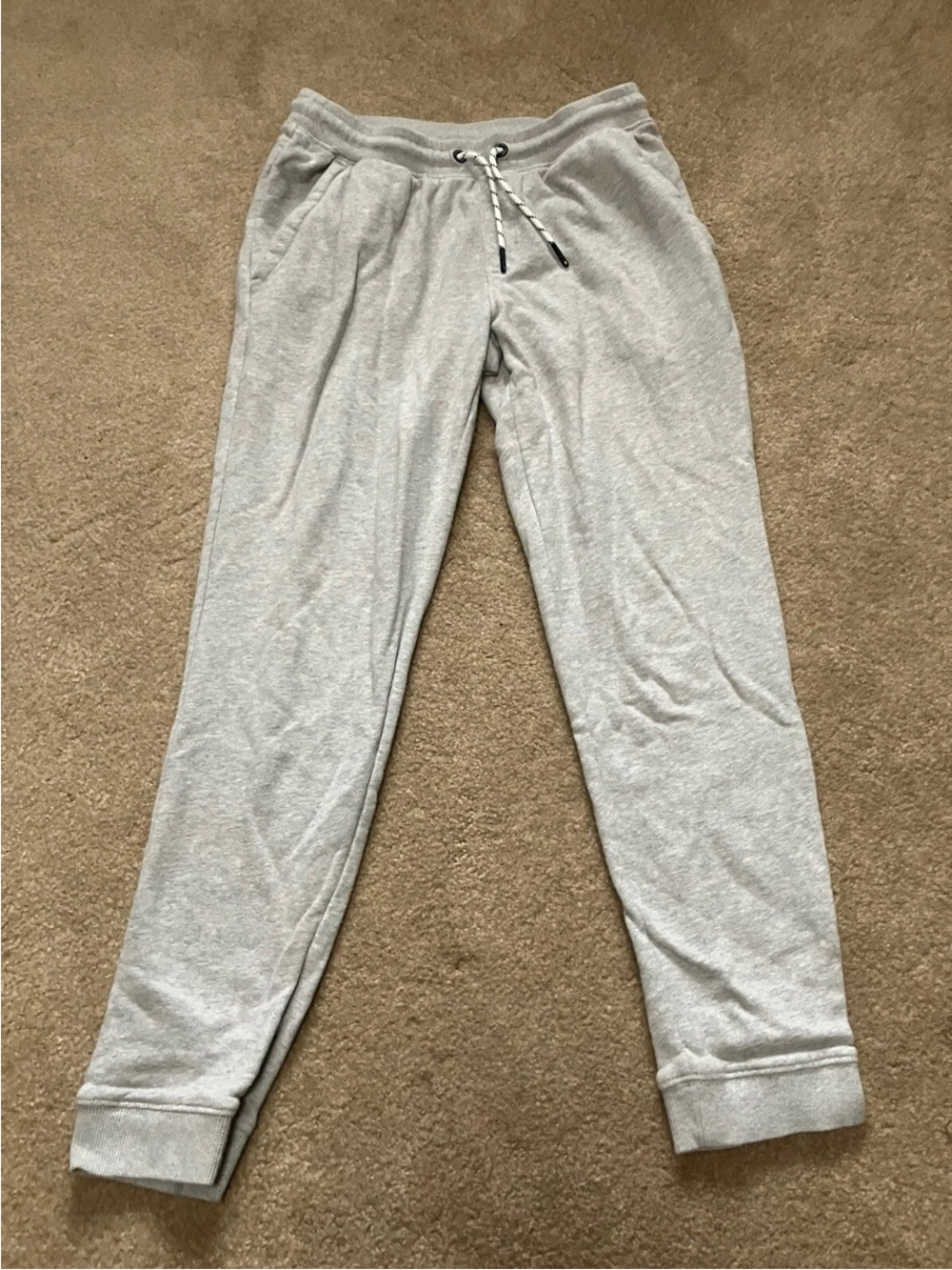 Vineyard Vines Kids Light Gray Sweatpants with Drawstring